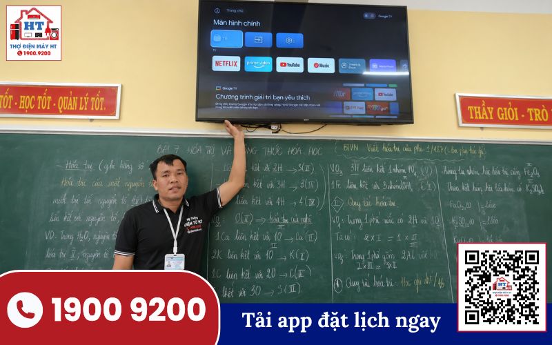 Kỹ thuật viên Điện Tử HT sửa tivi tại Tân Phú