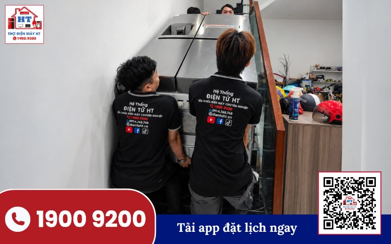 Kỹ thuật viên Điện Tử HT sửa tủ lạnh tại Long An