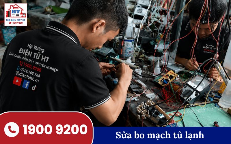 Kỹ thuật viên Điện Tử HT sửa tủ lạnh tại Tây Ninh